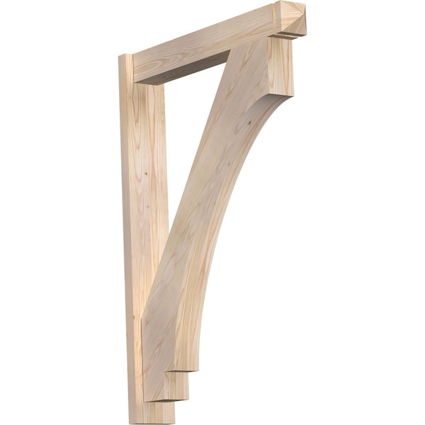 Ekena Millwork Imperial Arts & Crafts Smooth Outlooker, Douglas Fir, 5 1/2"W x 32"D x 44"H OUT06X32X44IMP03SDF - main